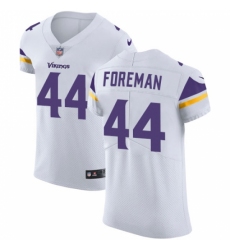 Men's Nike Minnesota Vikings #44 Chuck Foreman White Vapor Untouchable Elite Player NFL Jersey