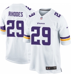 Men's Nike Minnesota Vikings #29 Xavier Rhodes Game White NFL Jersey