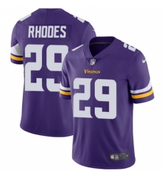 Men's Nike Minnesota Vikings #29 Xavier Rhodes Purple Team Color Vapor Untouchable Limited Player NFL Jersey