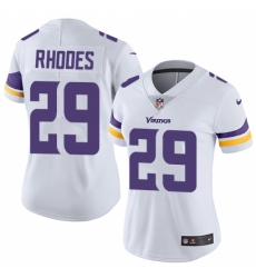 Women's Nike Minnesota Vikings #29 Xavier Rhodes White Vapor Untouchable Limited Player NFL Jersey