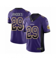 Youth Nike Minnesota Vikings #29 Xavier Rhodes Limited Purple Rush Drift Fashion NFL Jersey