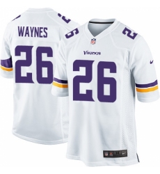 Men's Nike Minnesota Vikings #26 Trae Waynes Game White NFL Jersey Men's Nike Minnesota Vikings #26 Trae Waynes Game White NFL Jersey