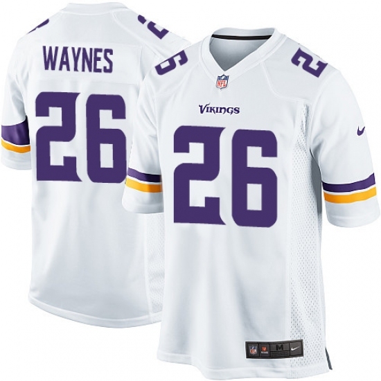 Men's Nike Minnesota Vikings #26 Trae Waynes Game White NFL Jersey Men's Nike Minnesota Vikings #26 Trae Waynes Game White NFL Jersey