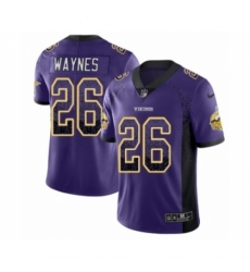 Men's Nike Minnesota Vikings #26 Trae Waynes Limited Purple Rush Drift Fashion NFL Jersey Men's Nike Minnesota Vikings #26 Trae Waynes Limited Purple Rush Drift Fashion NFL Jersey