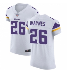 Men's Nike Minnesota Vikings #26 Trae Waynes White Vapor Untouchable Elite Player NFL Jersey