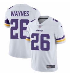 Men's Nike Minnesota Vikings #26 Trae Waynes White Vapor Untouchable Limited Player NFL Jersey