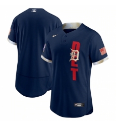 Men's Detroit Tigers Blank Nike Navy 2021 MLB All-Star Game Authentic Jersey