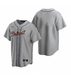 Men's Nike Detroit Tigers Blank Gray Road Baseball Jersey