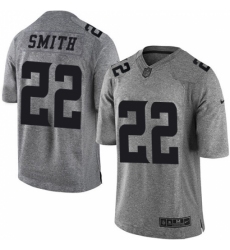 Men's Nike Minnesota Vikings #22 Harrison Smith Limited Gray Gridiron NFL Jersey