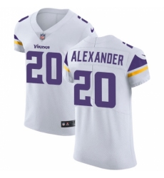 Men's Nike Minnesota Vikings #20 Mackensie Alexander White Vapor Untouchable Elite Player NFL Jersey