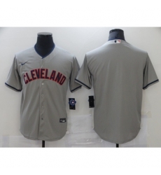 Men's Nike Cleveland Indians Blank Gray Home Baseball Jersey