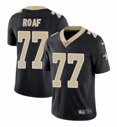 Men's Nike New Orleans Saints #77 Willie Roaf Black Team Color Vapor Untouchable Limited Player NFL Jersey