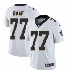 Men's Nike New Orleans Saints #77 Willie Roaf White Vapor Untouchable Limited Player NFL Jersey