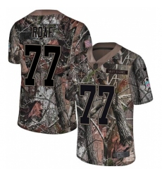 Youth Nike New Orleans Saints #77 Willie Roaf Camo Rush Realtree Limited NFL Jersey