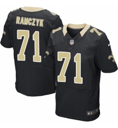 Men's Nike New Orleans Saints #71 Ryan Ramczyk Black Team Color Vapor Untouchable Elite Player NFL Jersey