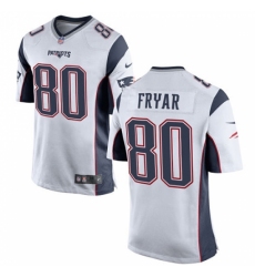 Men's Nike New England Patriots #80 Irving Fryar Game White NFL Jersey