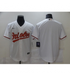 Men's Baltimore Orioles Blank White Jersey