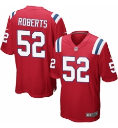 Men's Nike New England Patriots #52 Elandon Roberts Game Red Alternate NFL Jersey