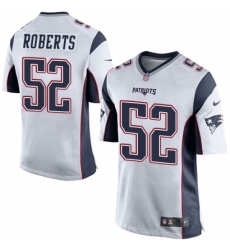 Men's Nike New England Patriots #52 Elandon Roberts Game White NFL Jersey