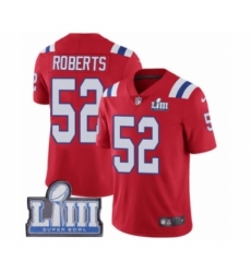 Men's Nike New England Patriots #52 Elandon Roberts Red Alternate Vapor Untouchable Limited Player Super Bowl LIII Bound NFL Jersey