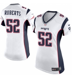 Women's Nike New England Patriots #52 Elandon Roberts Game White NFL Jersey