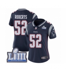 Women's Nike New England Patriots #52 Elandon Roberts Navy Blue Team Color Vapor Untouchable Limited Player Super Bowl LIII Bound NFL Jersey