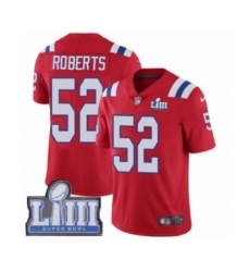 Youth Nike New England Patriots #52 Elandon Roberts Red Alternate Vapor Untouchable Limited Player Super Bowl LIII Bound NFL Jersey