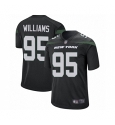 Men's New York Jets #95 Quinnen Williams Game Navy Blue Alternate Football Jersey