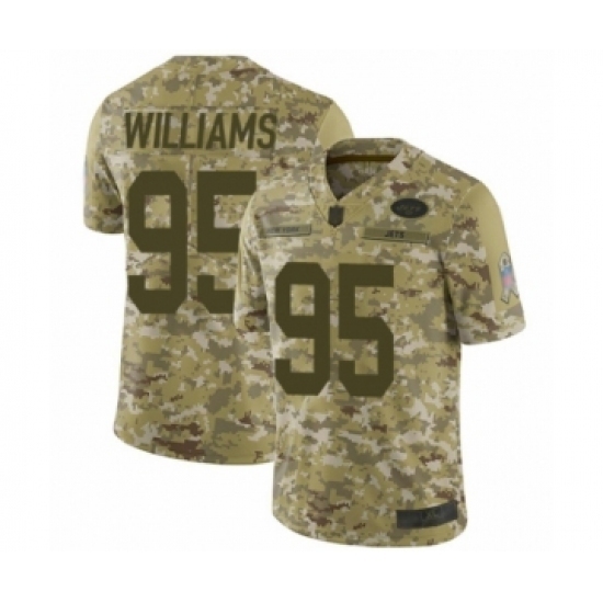 Youth New York Jets #95 Quinnen Williams Limited Camo 2018 Salute to Service Football Jersey Youth New York Jets #95 Quinnen Williams Limited Camo 2018 Salute to Service Football Jersey