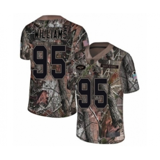 Youth New York Jets #95 Quinnen Williams Limited Camo Rush Realtree Football Jersey Youth New York Jets #95 Quinnen Williams Limited Camo Rush Realtree Football Jersey