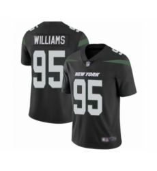 Youth New York Jets #95 Quinnen Williams Limited Navy Blue Alternate Football Jersey