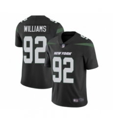 Men's New York Jets #92 Leonard Williams Black Alternate Vapor Untouchable Limited Player Football Jersey