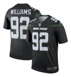 Men's New York Jets  #92 Leonard Williams Nike Color Rush Legend Jersey - Black