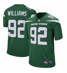 Men's New York Jets #92 Leonard Williams Nike Green Player Game Jersey