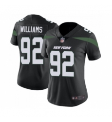 Women's New York Jets #92 Leonard Williams Black Alternate Vapor Untouchable Limited Player Football Jersey