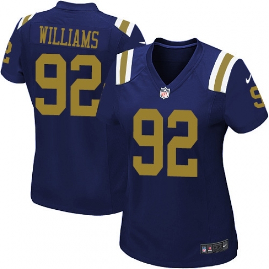 Women's Nike New York Jets #92 Leonard Williams Limited Navy Blue Alternate NFL Jersey Women's Nike New York Jets #92 Leonard Williams Limited Navy Blue Alternate NFL Jersey