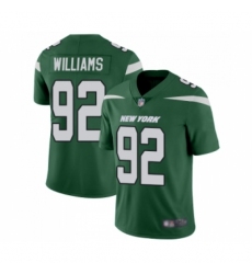 Youth New York Jets #92 Leonard Williams Green Team Color Vapor Untouchable Limited Player Football Jersey