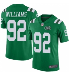 Youth Nike New York Jets #92 Leonard Williams Limited Green Rush Vapor Untouchable NFL Jersey