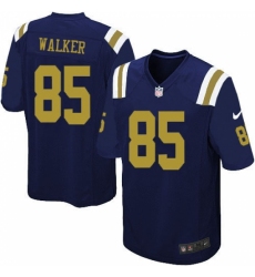 Men's Nike New York Jets #85 Wesley Walker Limited Navy Blue Alternate NFL Jersey