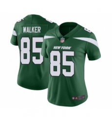 Women's New York Jets #85 Wesley Walker Green Team Color Vapor Untouchable Limited Player Football Jersey