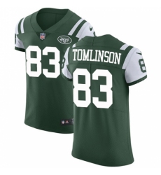 Men's Nike New York Jets #83 Eric Tomlinson Elite Green Team Color NFL Jersey