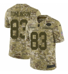 Men's Nike New York Jets #83 Eric Tomlinson Limited Camo 2018 Salute to Service NFL Jersey