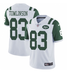 Men's Nike New York Jets #83 Eric Tomlinson White Vapor Untouchable Limited Player NFL Jersey