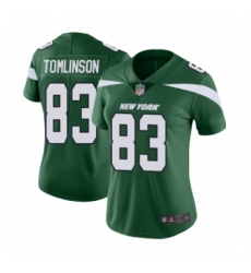 Women's New York Jets #83 Eric Tomlinson Green Team Color Vapor Untouchable Limited Player Football Jersey