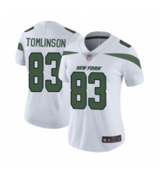 Women's New York Jets #83 Eric Tomlinson White Vapor Untouchable Limited Player Football Jersey