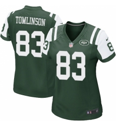 Women's Nike New York Jets #83 Eric Tomlinson Game Green Team Color NFL Jersey