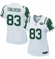 Women's Nike New York Jets #83 Eric Tomlinson Game White NFL Jersey
