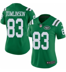 Women's Nike New York Jets #83 Eric Tomlinson Limited Green Rush Vapor Untouchable NFL Jersey