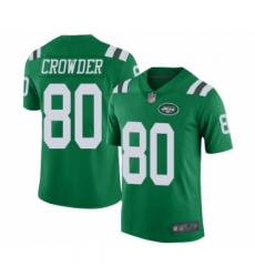 Men's New York Jets #80 Jamison Crowder Limited Green Rush Vapor Untouchable Football Jersey
