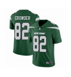 Men's New York Jets #82 Jamison Crowder Green Team Color Vapor Untouchable Limited Player Football Jersey